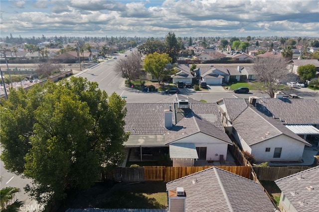 bird's eye view featuring a residential view