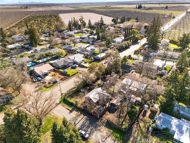 aerial view featuring a residential view