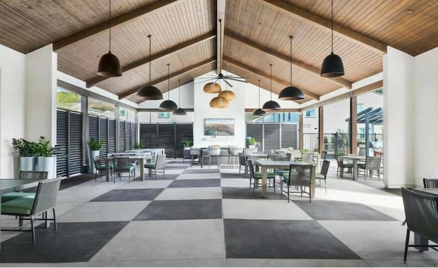 35107 Rangpur Ln, Fallbrook, CA 92028 - view of patio with outdoor dining area and ceiling fan