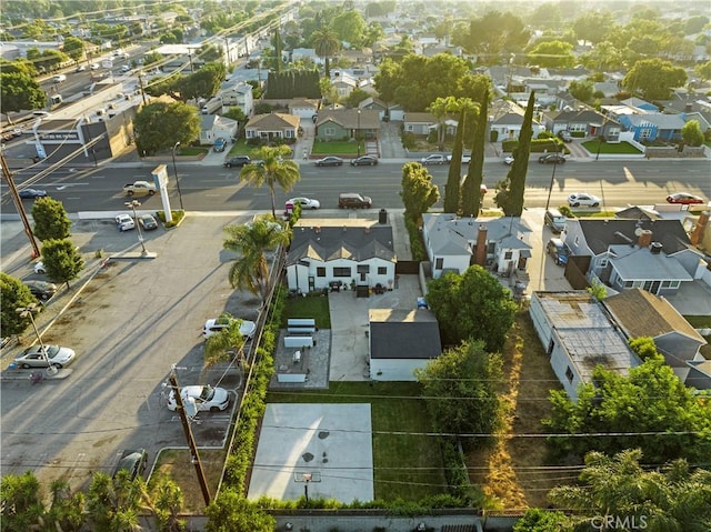 drone / aerial view featuring a residential view