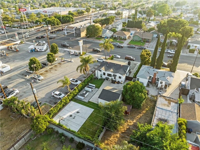 bird's eye view featuring a residential view