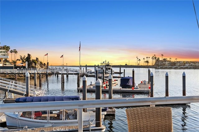115 Bayside Pl Unit 115, Corona Del Mar, CA 92625 - dock area with a water view