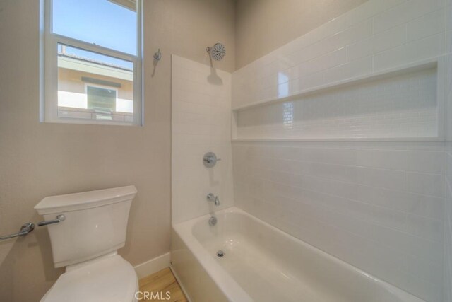67813 Rio Vista Dr, Cathedral City, CA 92234 - bathroom featuring tub / shower combination and toilet