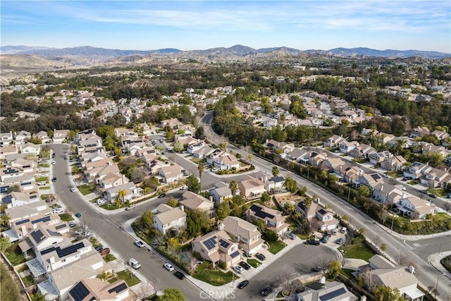 23718 Hathaway Dr, Valencia, CA 91354 - aerial overview of property's location featuring nearby suburban area and a mountainous background