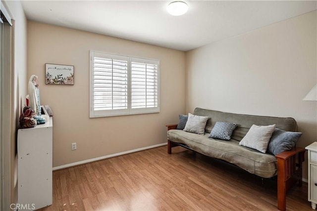 23718 Hathaway Dr, Valencia, CA 91354 - sitting room with light wood-style flooring and baseboards