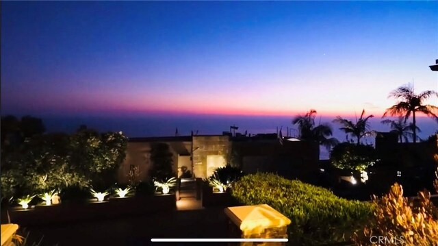 31422 Ceanothus Dr, Laguna Beach, CA 92651 - view of yard at dusk