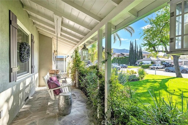 view of patio / terrace featuring a porch