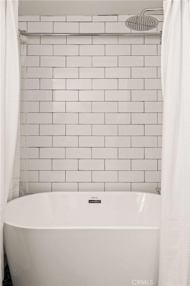 1149 Scenic Way, Rimforest, CA 92378 - full bathroom with a bath and curtained shower