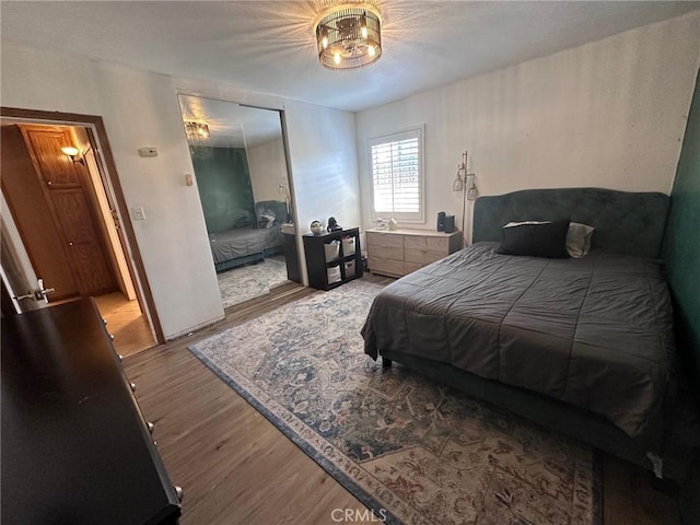 33518 Colorado St, Yucaipa, CA 92399 - bedroom featuring a closet and wood finished floors