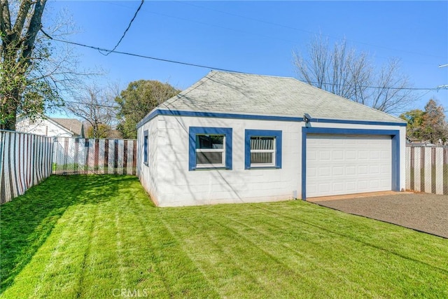 exterior space featuring fence