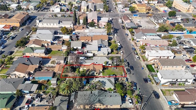 birds eye view of property featuring a residential view