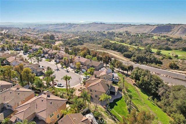 bird's eye view featuring a residential view