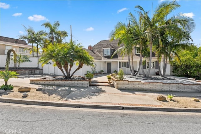 1632 Indus St, Newport Beach, CA 92660 - view of front of home with fence