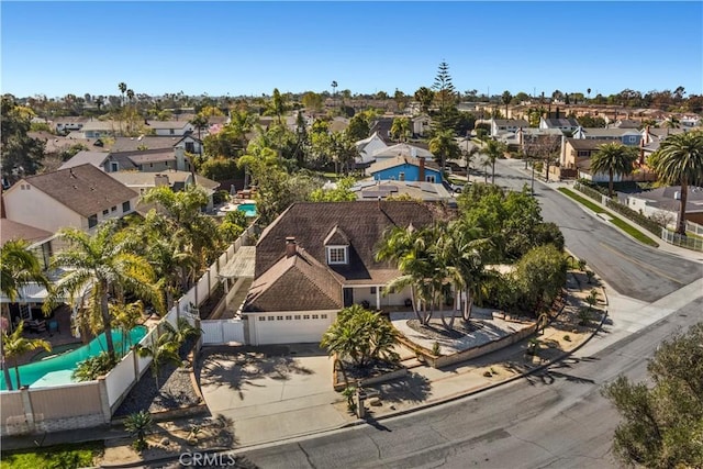 1632 Indus St, Newport Beach, CA 92660 - aerial perspective of suburban area featuring a pool