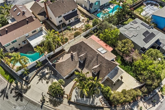 1632 Indus St, Newport Beach, CA 92660 - aerial view of residential area with a pool area