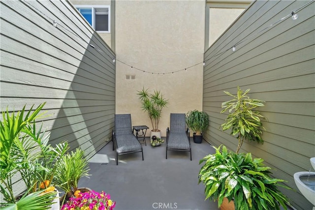 view of patio / terrace with visible vents