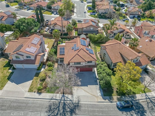 drone / aerial view featuring a residential view