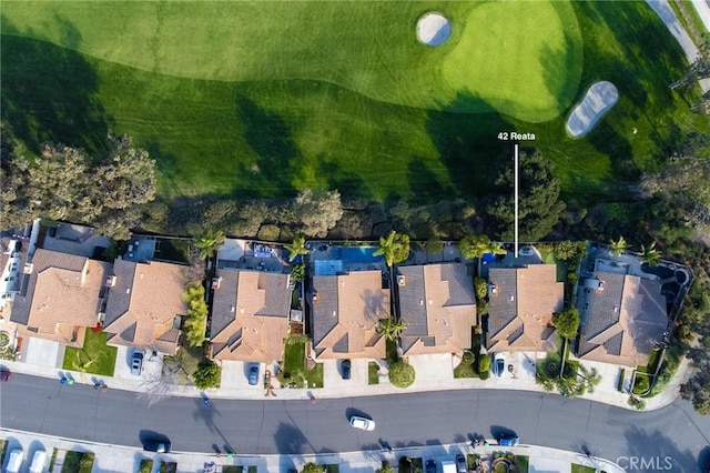 bird's eye view featuring a residential view