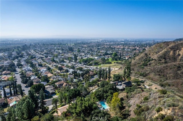 aerial view featuring a residential view