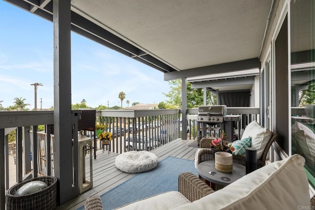 view of deck