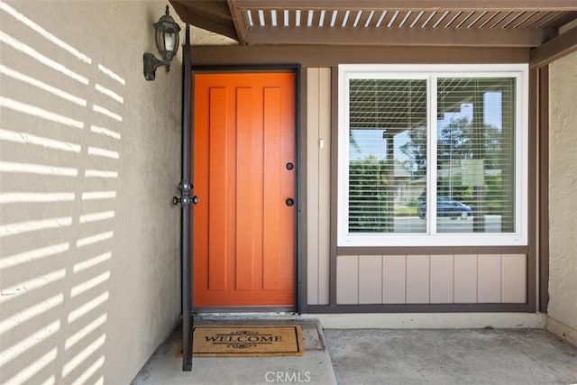 view of entrance to property