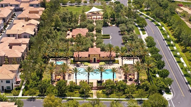 birds eye view of property featuring a residential view