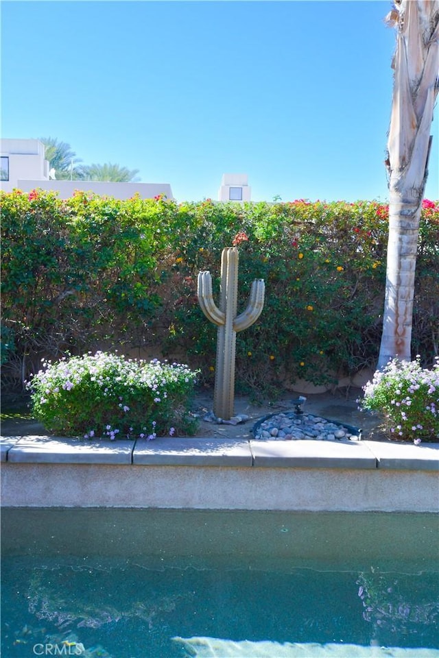 exterior details featuring fence