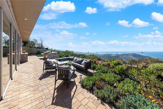 3355 Alta Laguna Blvd, Laguna Beach, CA 92651 - view of patio / terrace featuring an outdoor living space