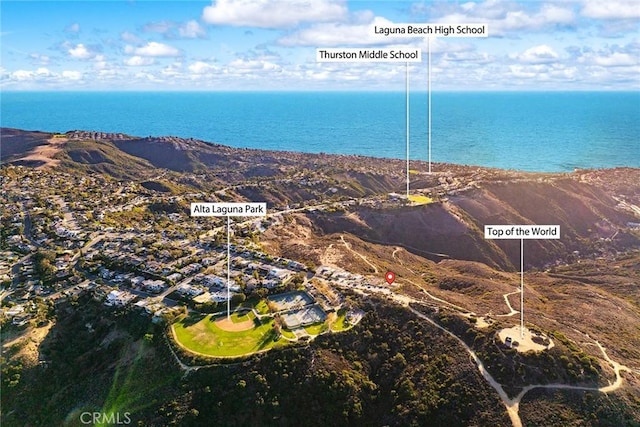 3355 Alta Laguna Blvd, Laguna Beach, CA 92651 - aerial view of property's location with a large body of water