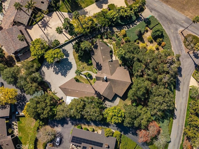 birds eye view of property featuring a residential view