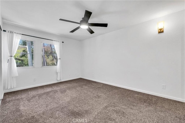 22809 Hilton Head Dr Unit 14, Diamond Bar, CA 91765 - unfurnished room with carpet flooring, ceiling fan, and baseboards