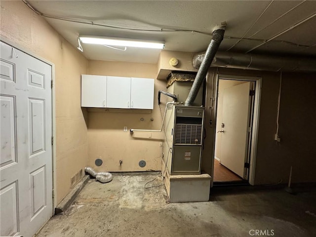 interior space featuring cabinet space