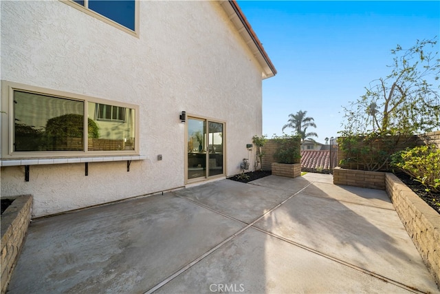 view of patio / terrace with a fenced backyard