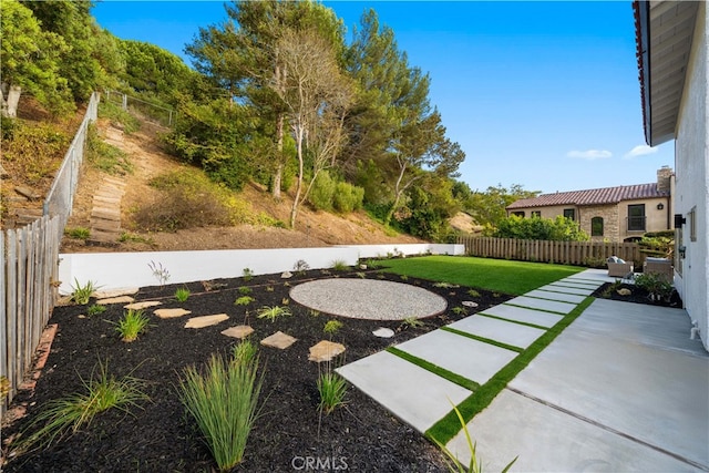 view of patio / terrace featuring a fenced backyard