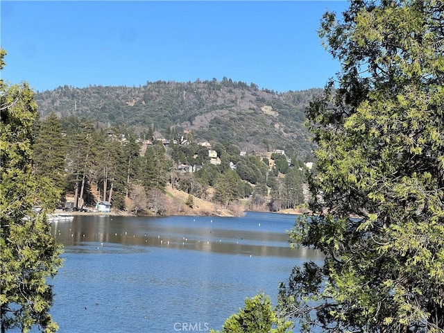 370 Weisshorn Dr, Crestline, CA 92325 - property view of water featuring a mountain view and a forest view