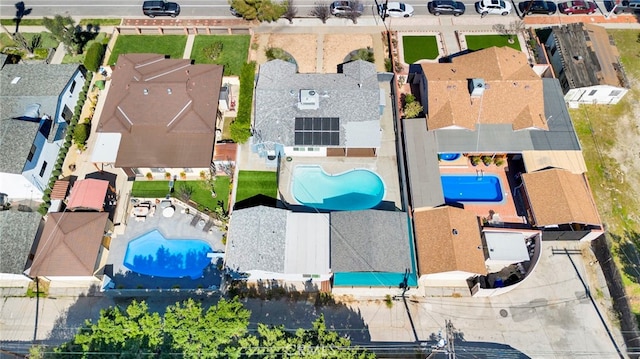 drone / aerial view featuring a residential view