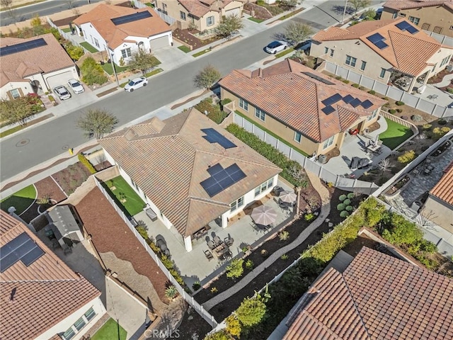 birds eye view of property featuring a residential view