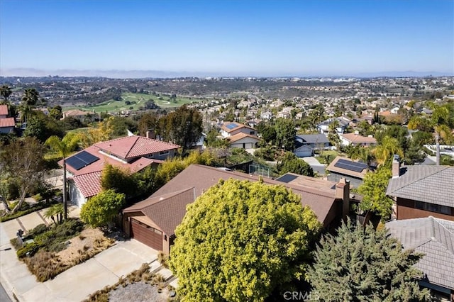 drone / aerial view featuring a residential view