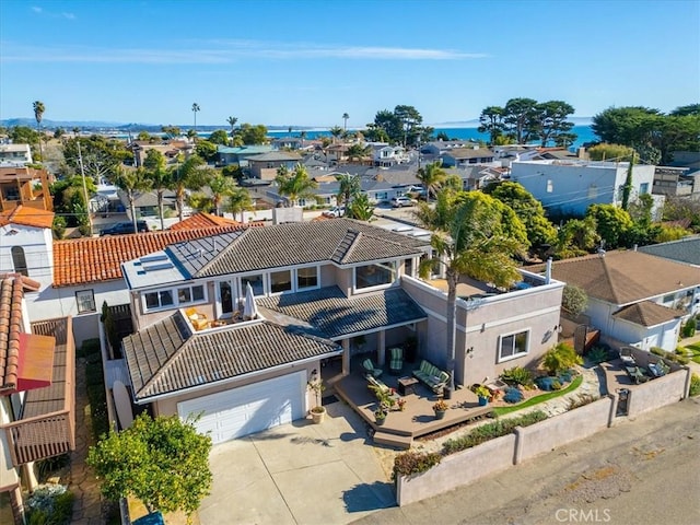 drone / aerial view featuring a residential view