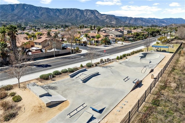 19390 Okeechobee Ln, Lake Elsinore, CA 92530 - aerial view of residential area with a mountain backdrop