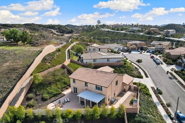 birds eye view of property featuring a residential view