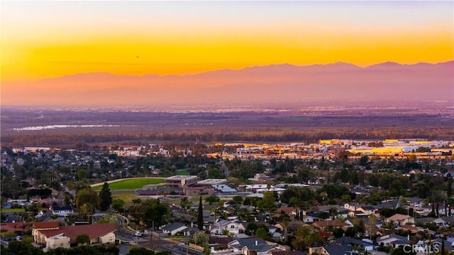 aerial view featuring a residential view