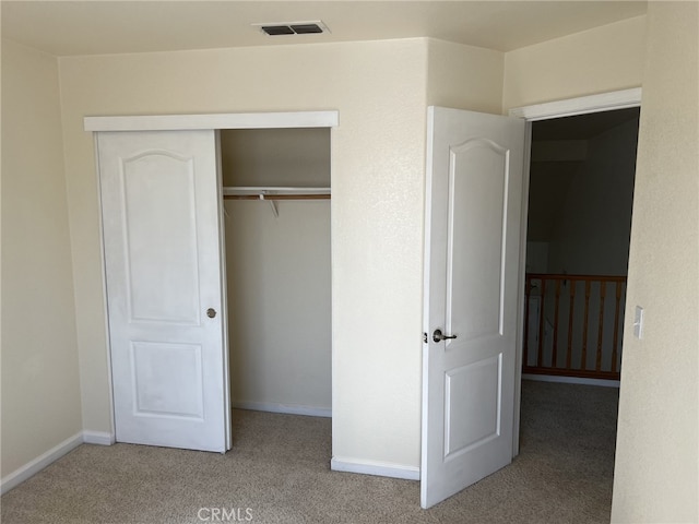 closet featuring visible vents