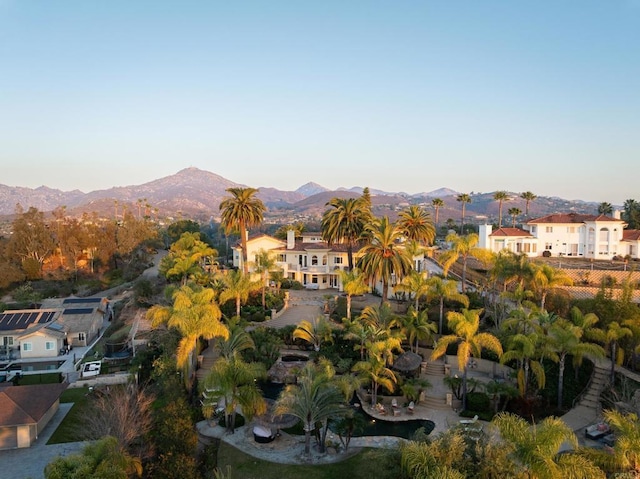 mountain view featuring a residential view