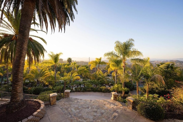 view of home's community featuring a patio area