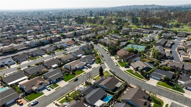 birds eye view of property featuring a residential view