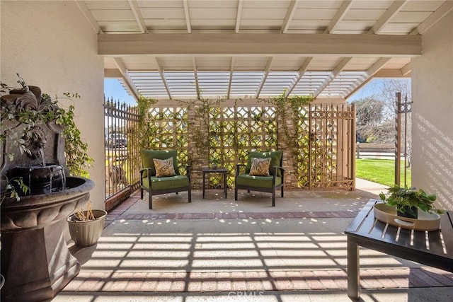 view of patio