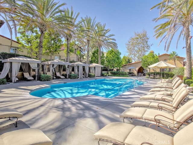 community pool featuring a patio