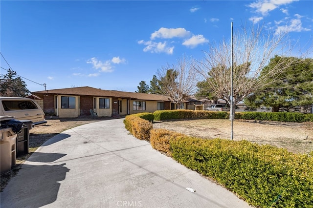 view of ranch-style house