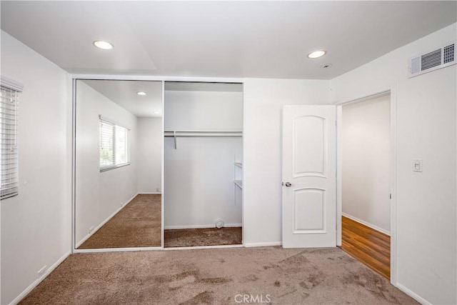 closet with visible vents